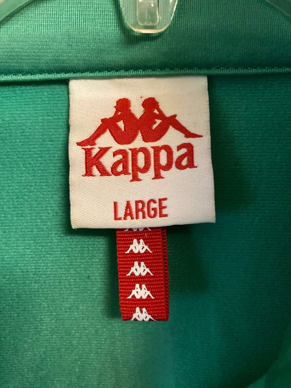 Kappa Green Black White Retro Zip-Up Track Jacket - Picture 2 of 10